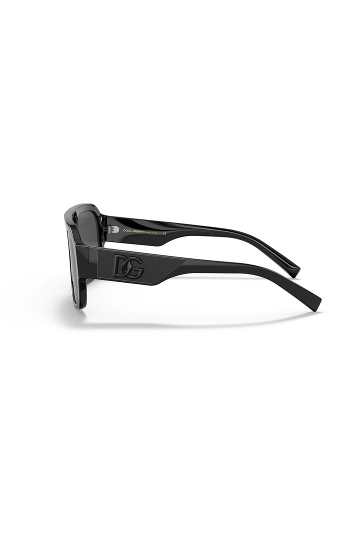 Square Frame Sunglasses - Black
