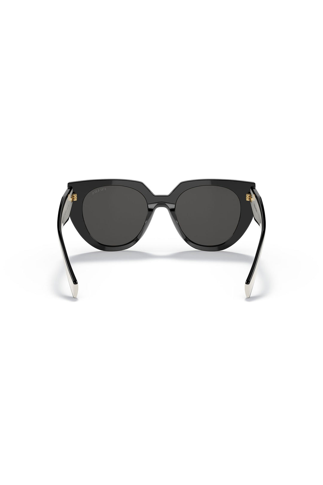Round Framed Sunglasses - Black