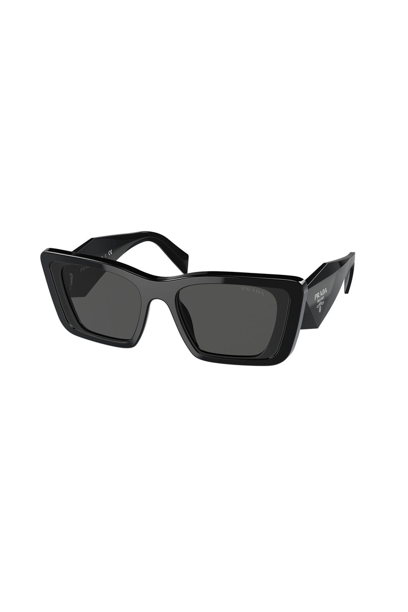 Square Cate Eye Sunglasses - Black
