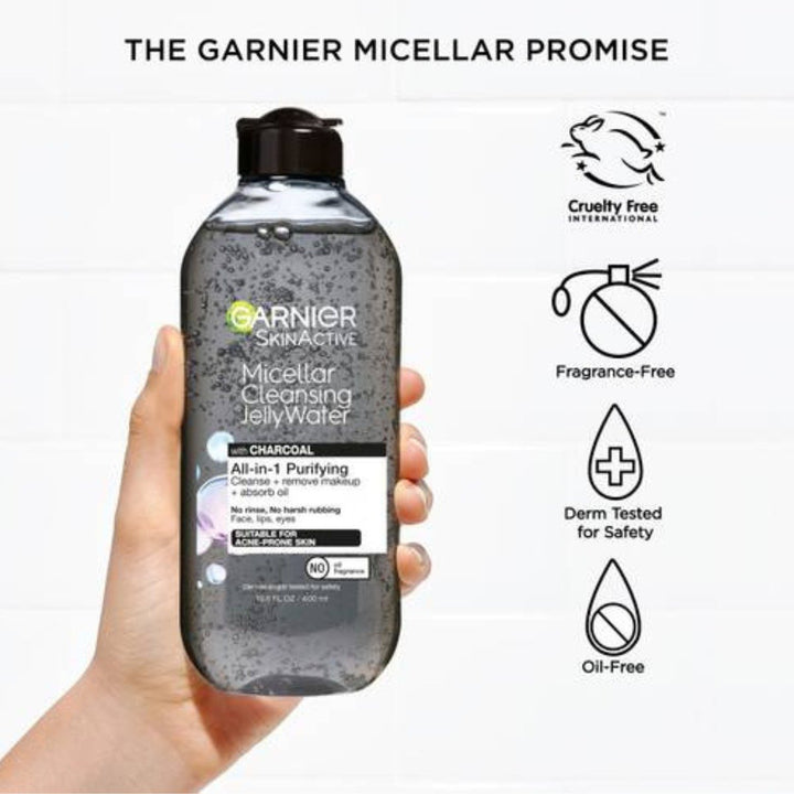 Skin Active Garnier Purifying Micellar Jelly Water With Charcoal