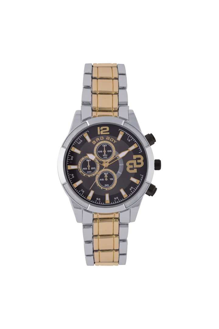 Bad Boy Lite Metal Watch - Silver & Gold