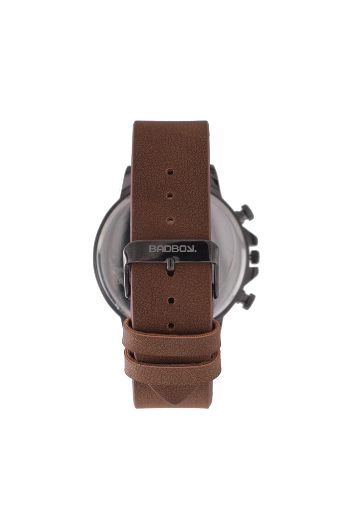 Bad Boy Reckless Watch - Gun & Brown
