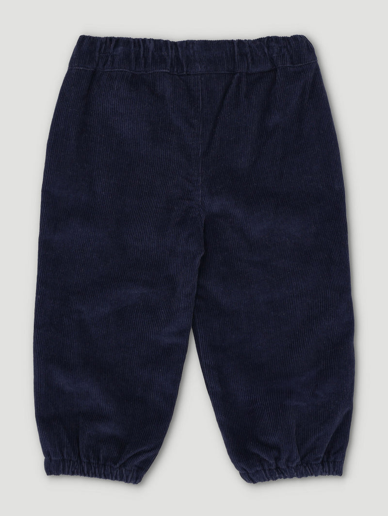 Keedo Baby Boys Peacoat Corduroy Pant - Navy