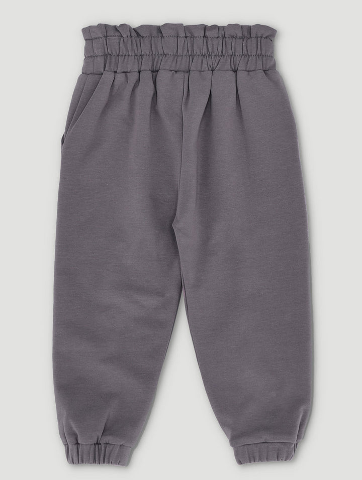 Keedo Baby Girls Dusty Flannel Jogger - Grey