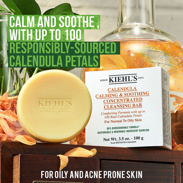 Calendula Calming & Soothing Concentrated Facial Cleansing Bar 100g