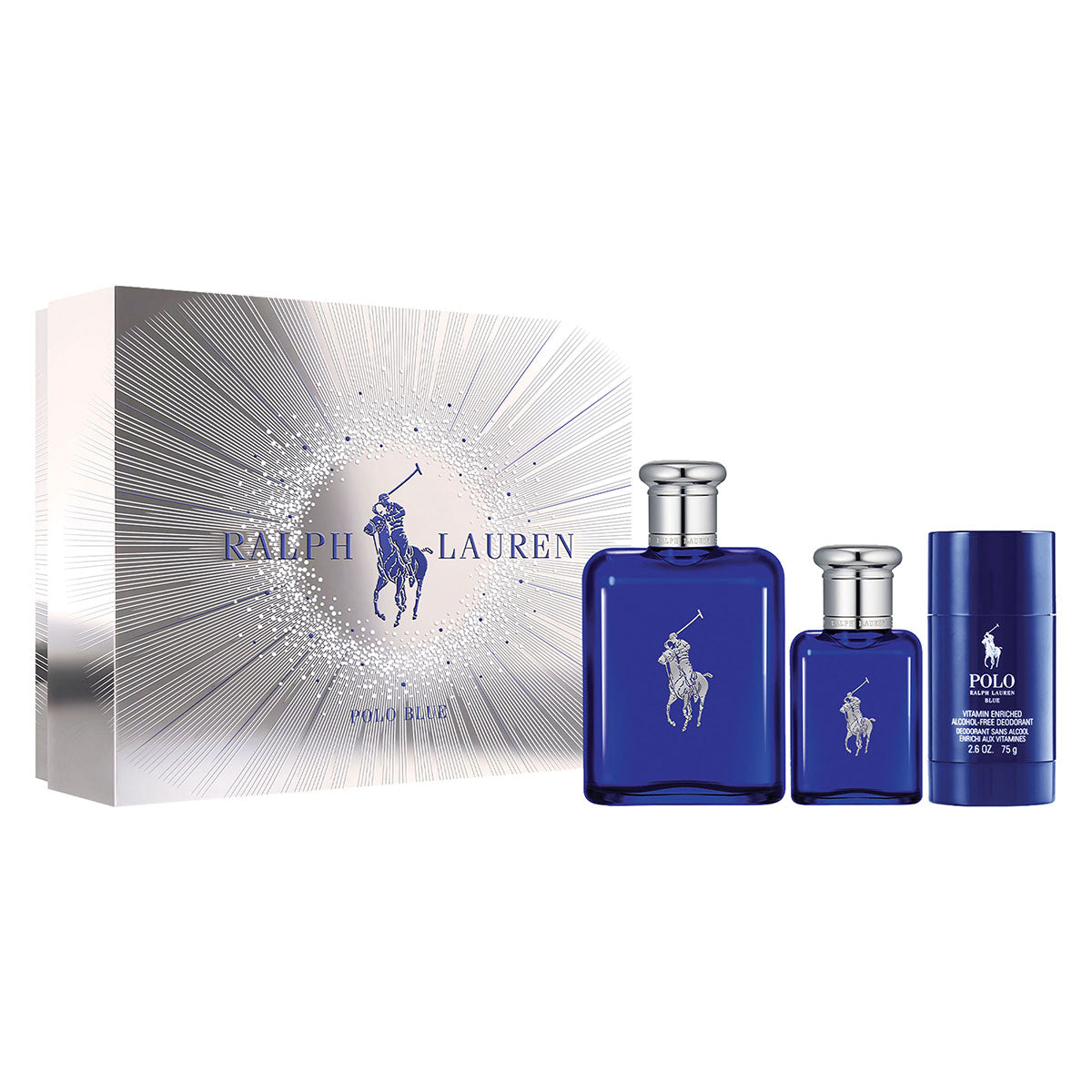 Mens Polo Blue Eau de Toilette Trio Gift Set – Edgars
