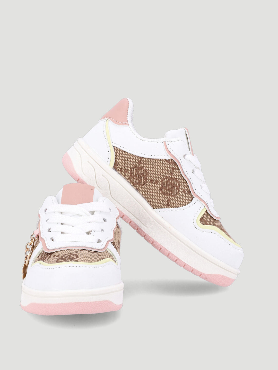 Pre-Girls Jacquard Sneaker - White