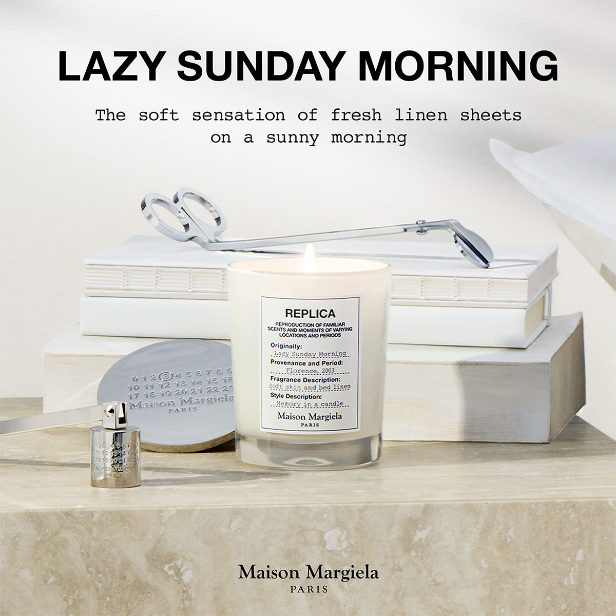Replica Lazy Sunday Morning Scented Candle - 165g – Edgars