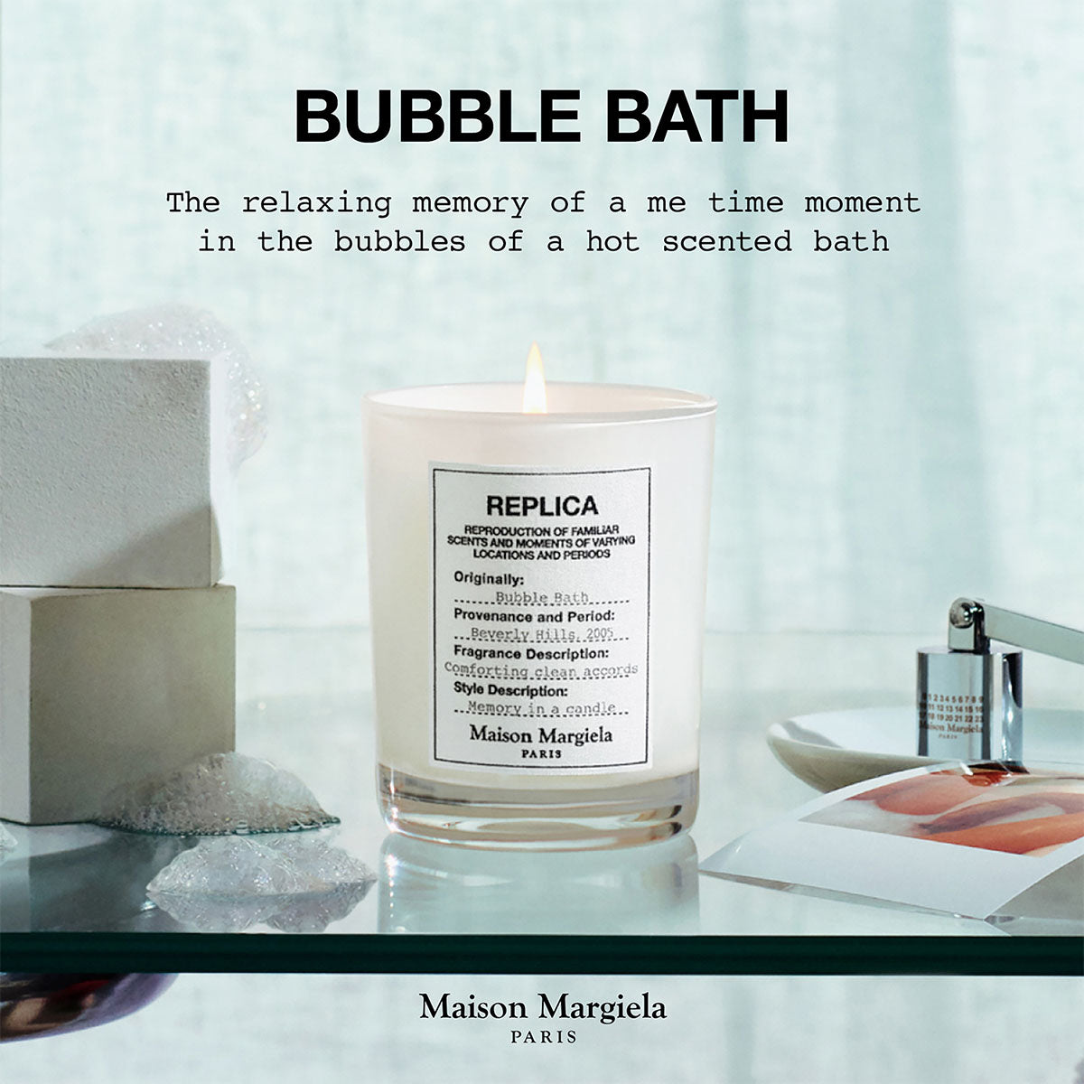 Replica Bubble Bath Scented Candle - 165g – Edgars