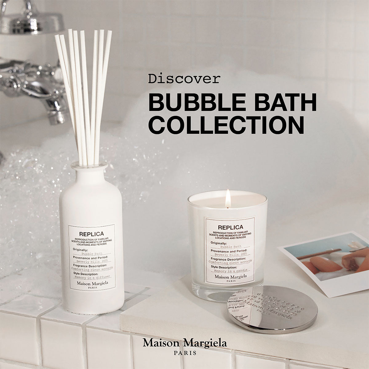 Replica Bubble Bath Scented Candle - 165g – Edgars