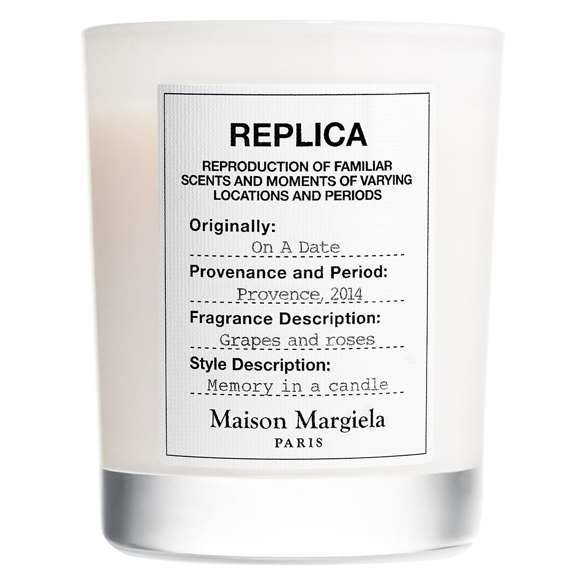 Replica On a Date Scented Candle - 165g – Edgars