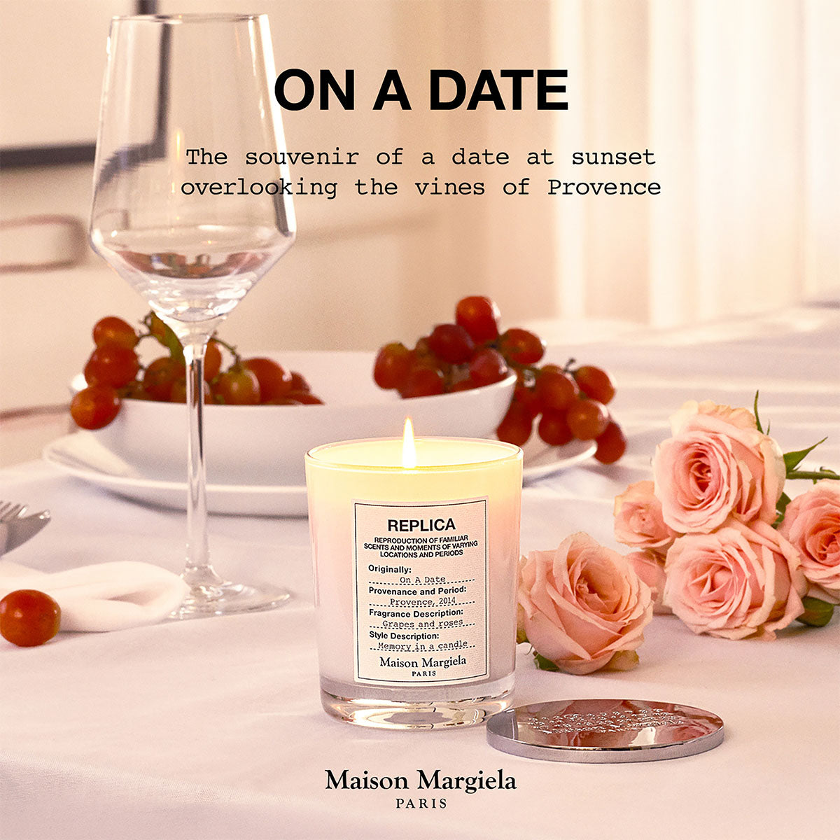 [新品]Maison Margiela キャンドル リミテッドエディション Replica On a Date Scented Candle - 165g – Edgars