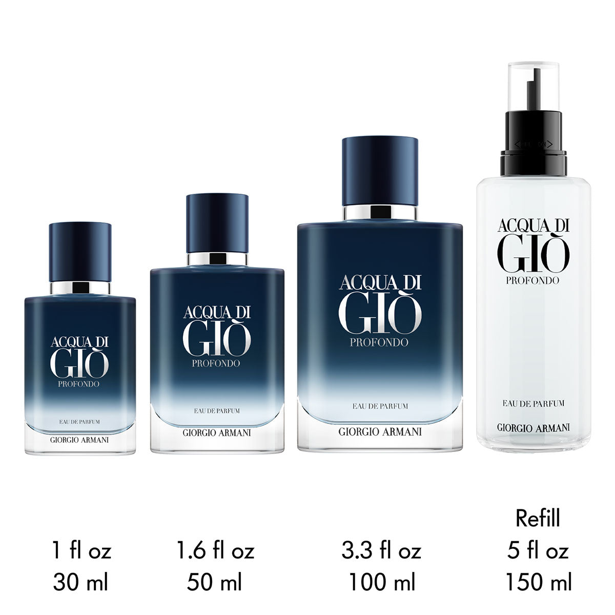 Mens Acqua Di Gio Profondo Eau De Parfum – Edgars