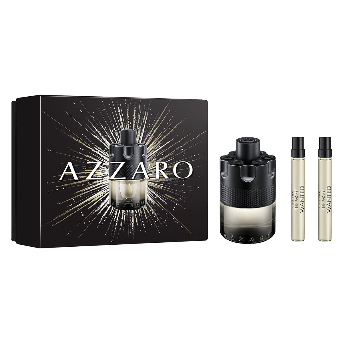 Mens Azzaro The Most Wanted Eau de Toilette Intense 100ml Giftset