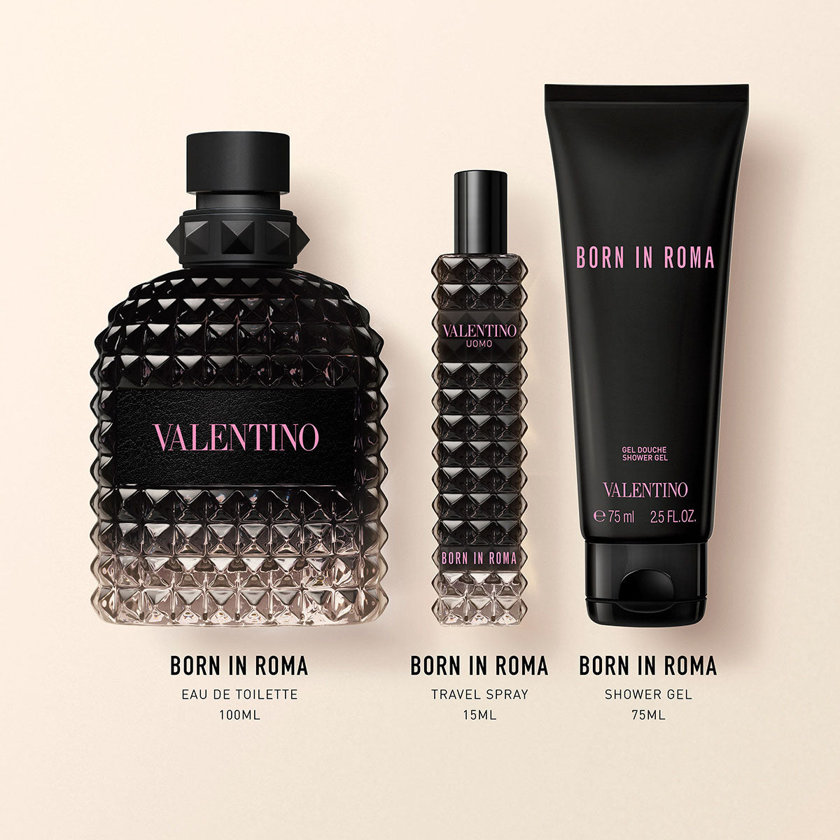 Mens Born In Roma Uomo 100Ml Giftset – Edgars