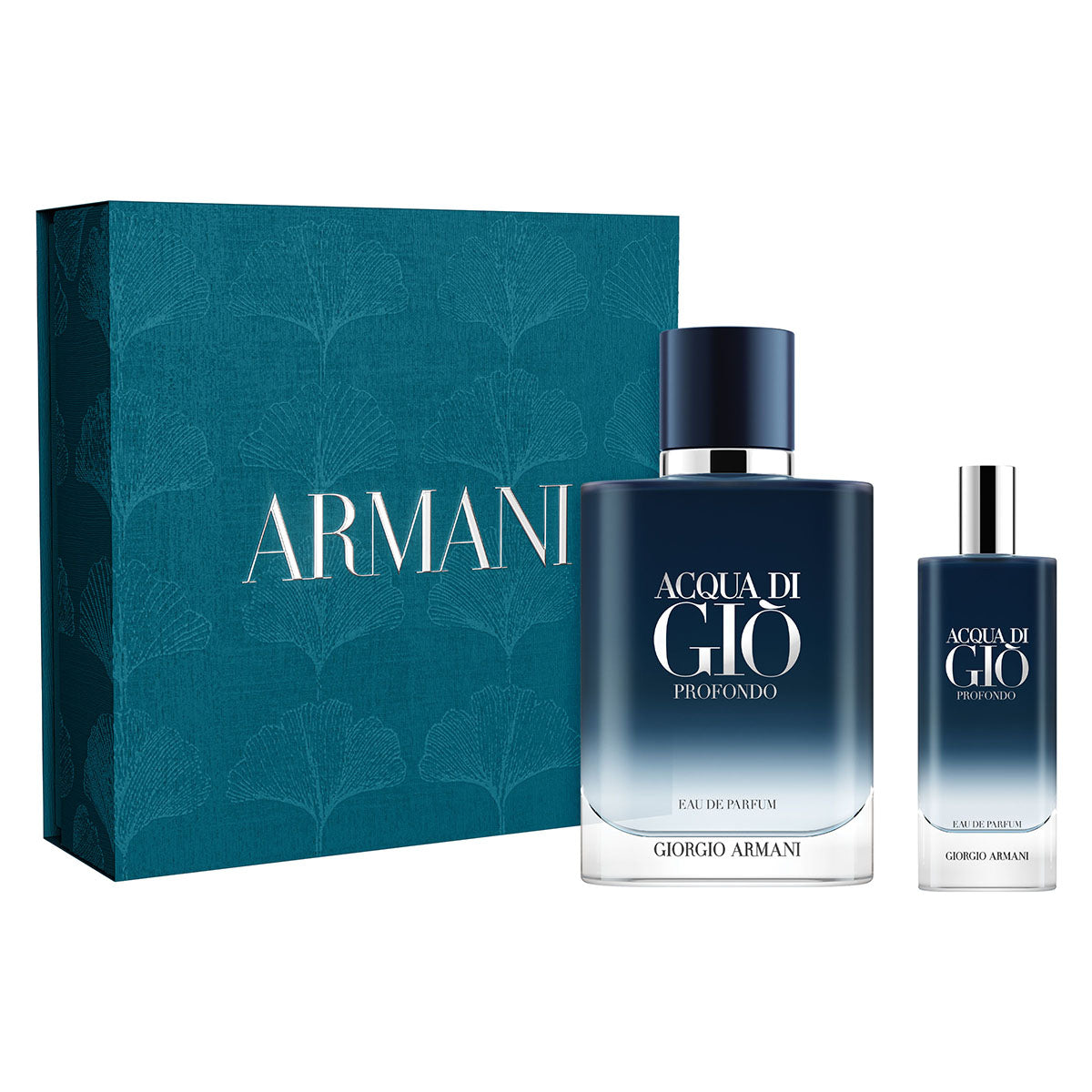 Giorgio Armani Acqua di Gio Profondo セット Mens Acqua Di Gio Profondo Parfum 100ml Giftset – Edgars