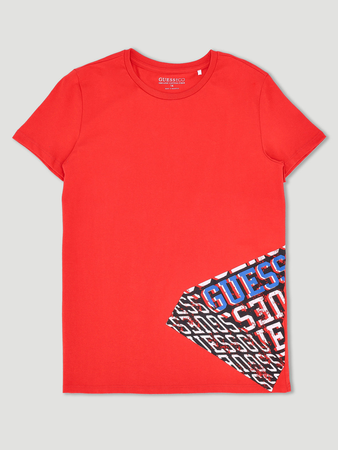 Boys Brand Printed Tee - Red