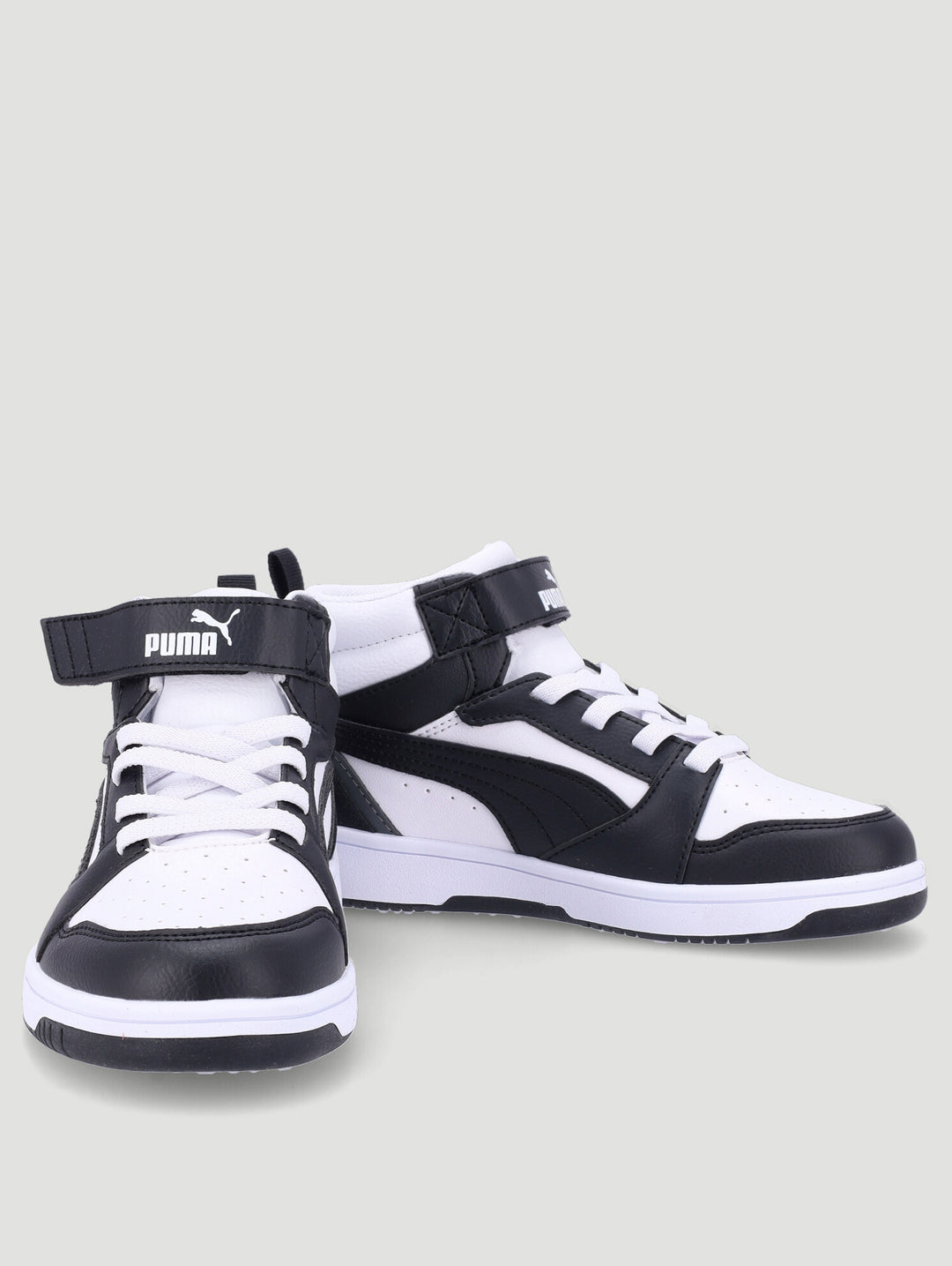 Boys Rebound V6 Mid Ac + Ps Sneaker - White