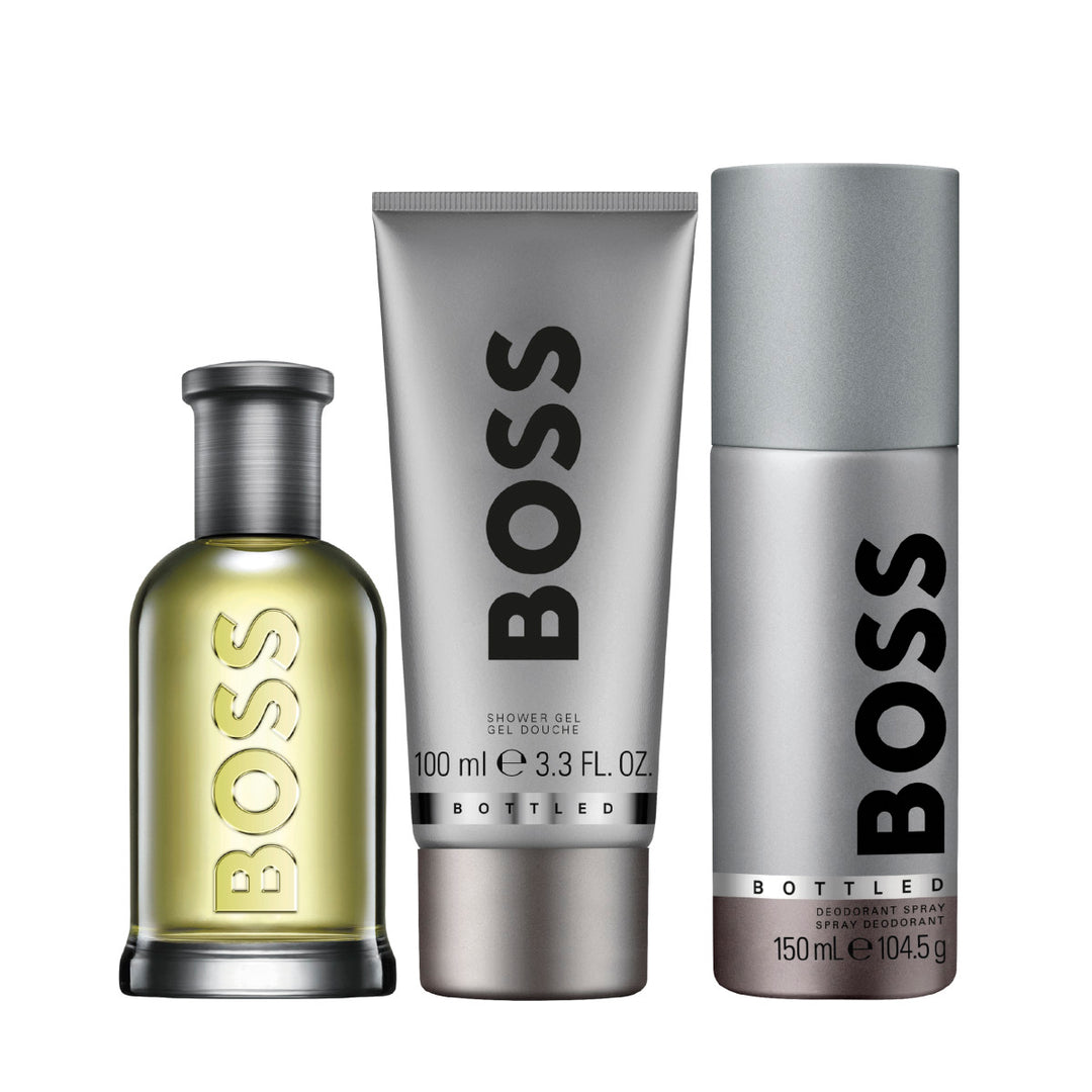 BOSS Men's 3-Pc. BOSS Bottled Festive Gift Set