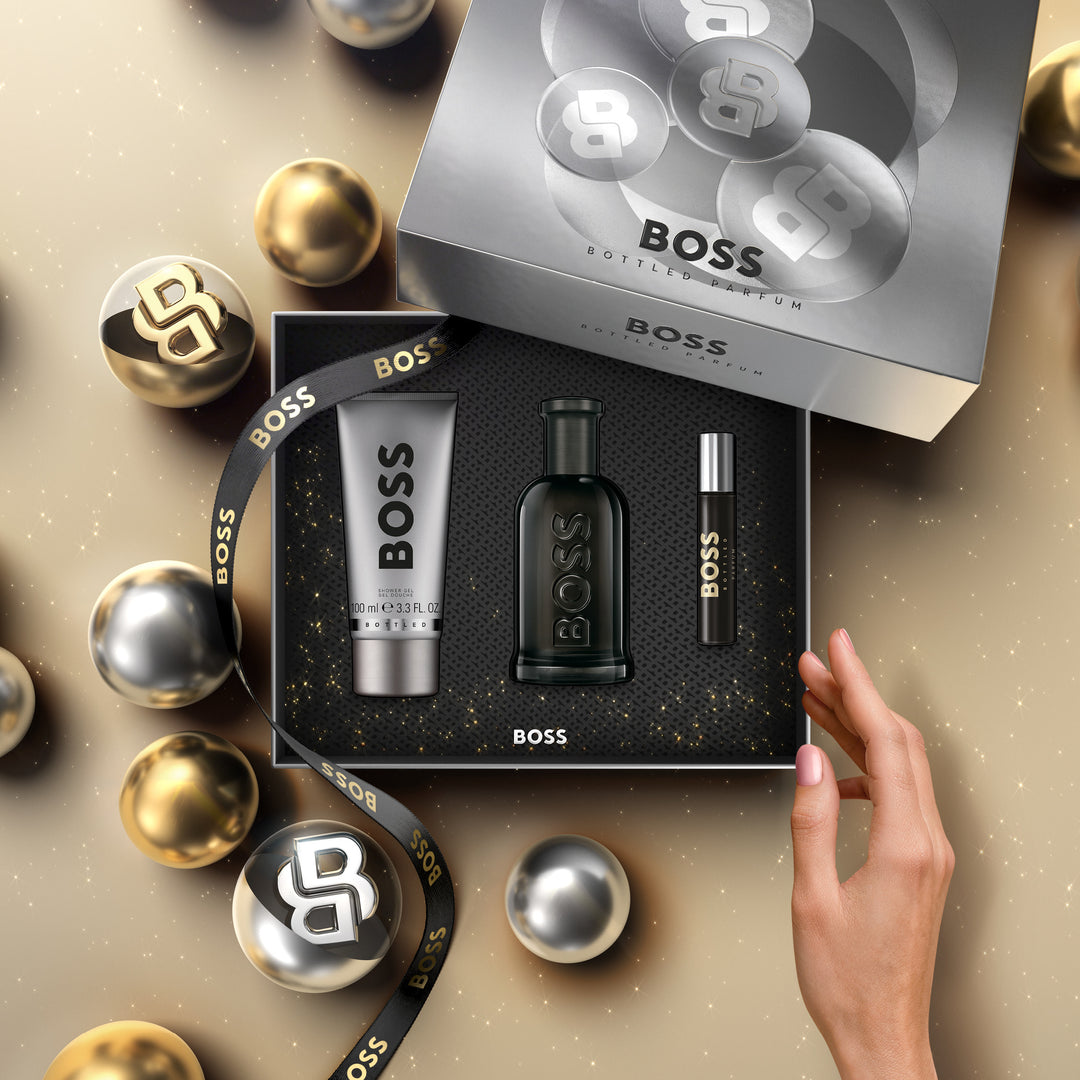 BOSS Bottled Parfum Trio Gift Set
