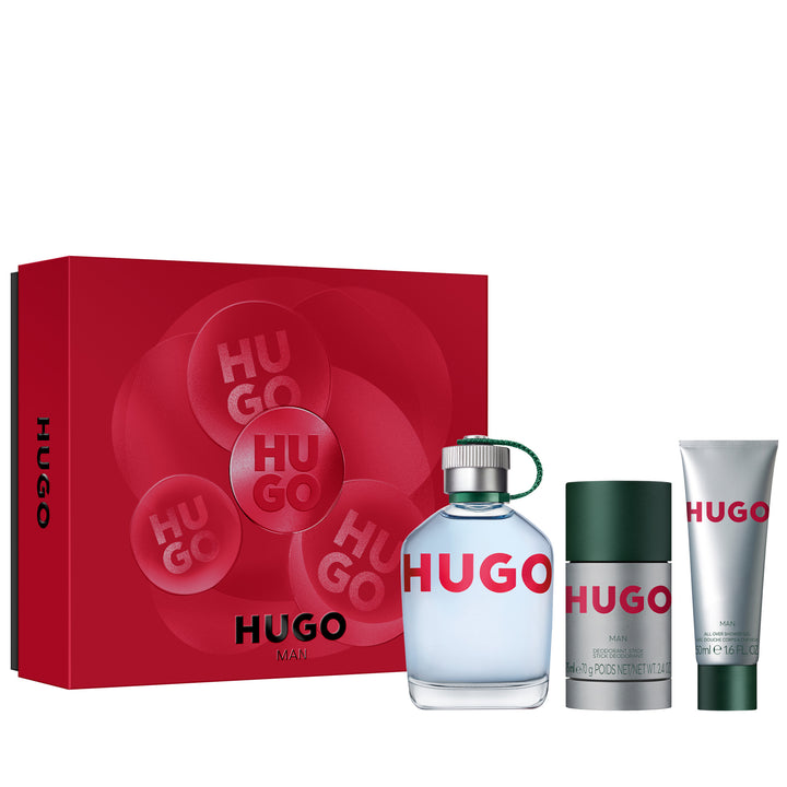 HUGO Man Eau de Toilette Trio Gift Set