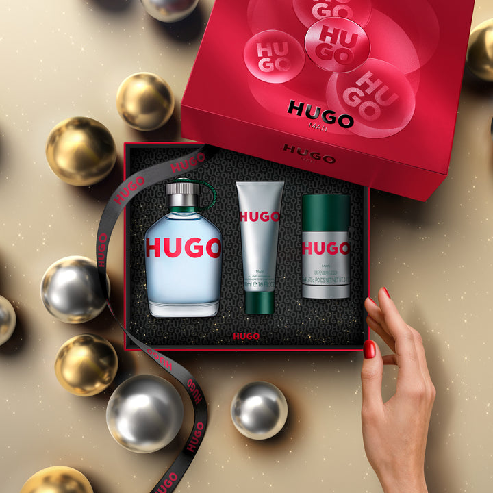 HUGO Man Eau de Toilette Trio Gift Set