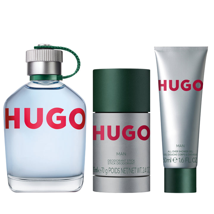 HUGO Man Eau de Toilette Trio Gift Set