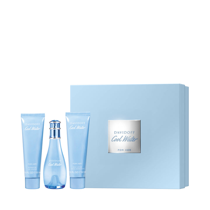 Davidoff Cool Water Eau de Toilette for Women Trio Gift Set