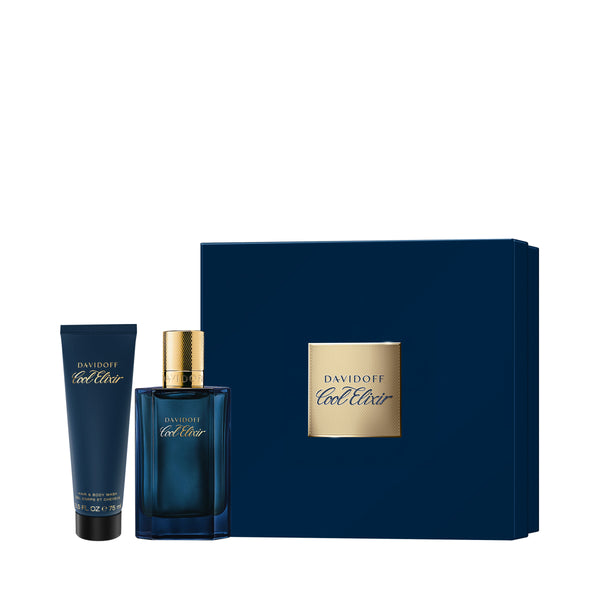 Mens Davidoff Cool Elixir Eau de Parfum Intense for Men Duo Gift