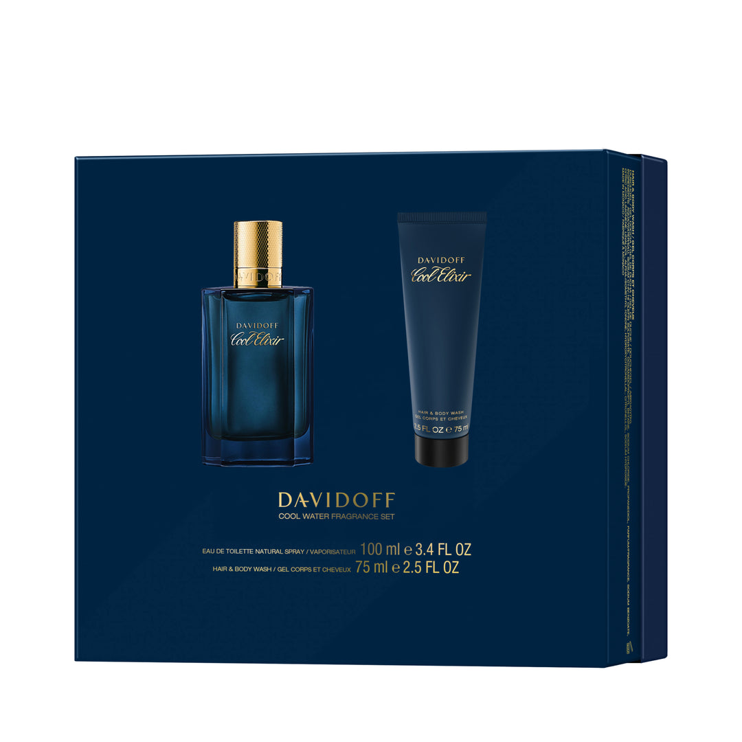 Davidoff Cool Elixir Eau de Parfum Intense for Men Duo Gift Set