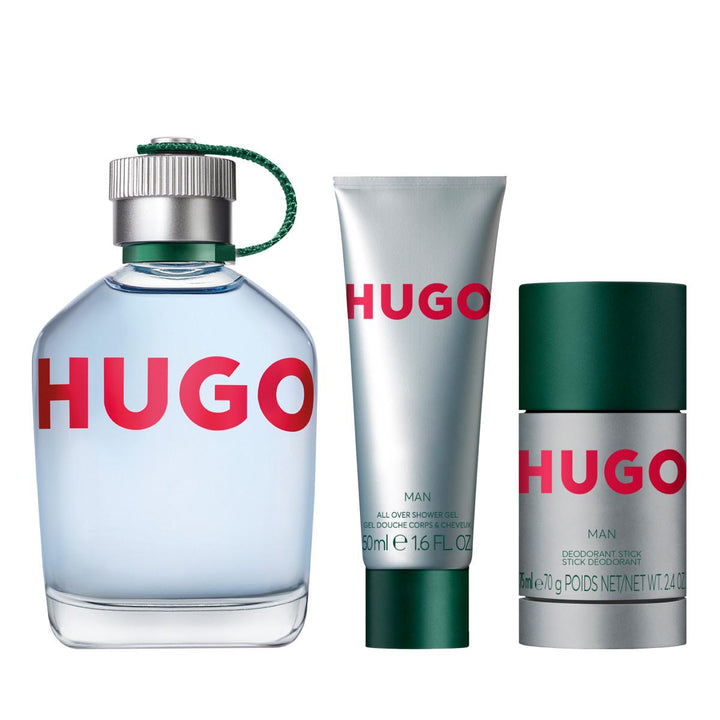 HUGO Man Eau de Toilette Trio Gift Set