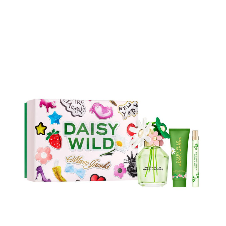 Daisy Wild Eau de Parfum for Women & Body Lotion Trio Gift Set