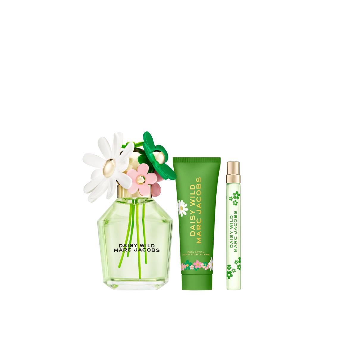 Daisy Wild Eau de Parfum for Women & Body Lotion Trio Gift Set