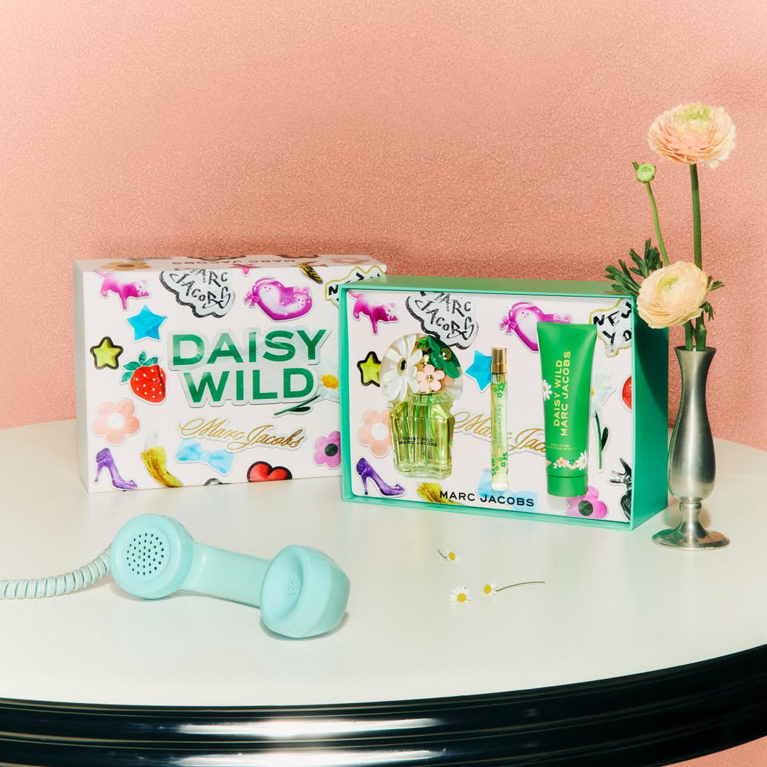 Daisy Wild Eau de Parfum for Women & Body Lotion Trio Gift Set