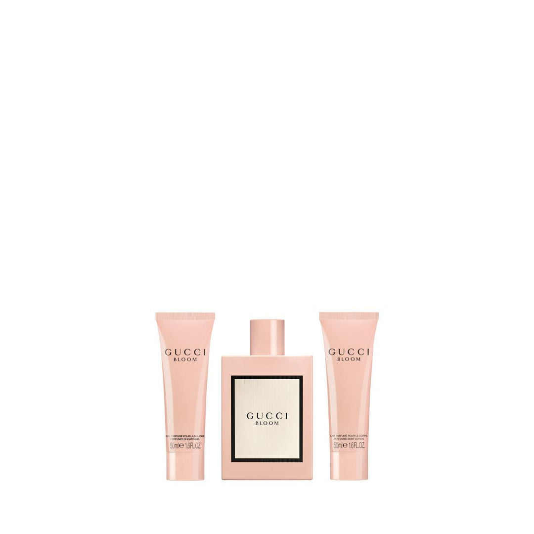 Bloom Eau de Parfum for Women, Body Lotion and Shower Gel Trio Gift Set