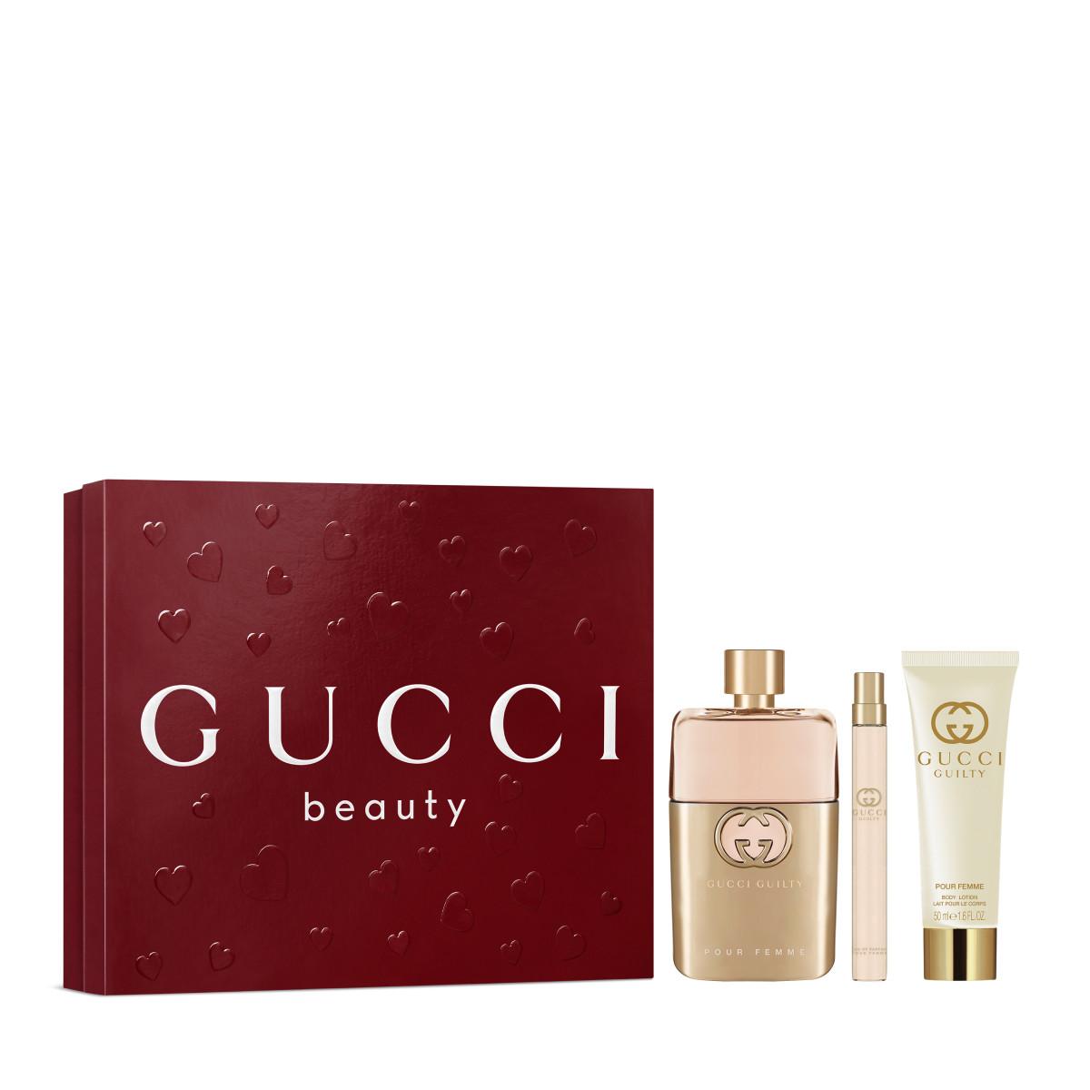 GUCCI GUILTY POUR FEMME ギルティ セット Ladies Guilty Pour Femme Eau de Parfum for Women and Body Lotion