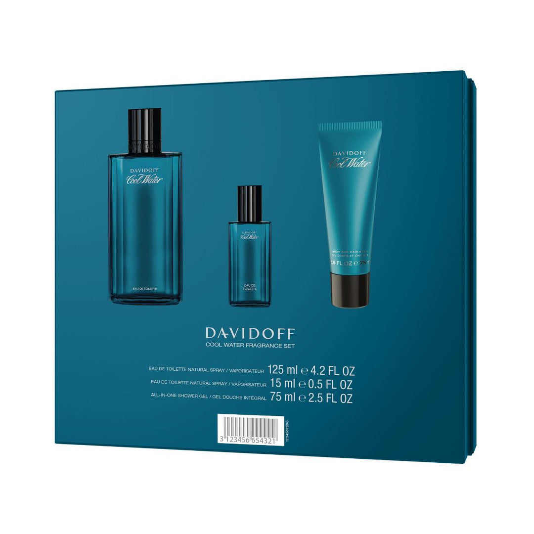 Cool Water Eau de Toilette for Men Trio Gift Set