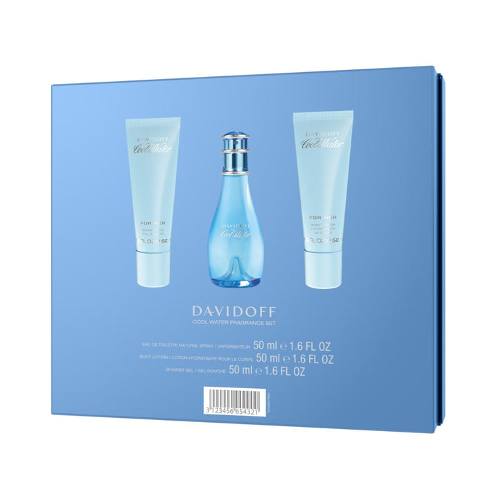 Cool Water Eau de Toilette for Women Trio Gift Set