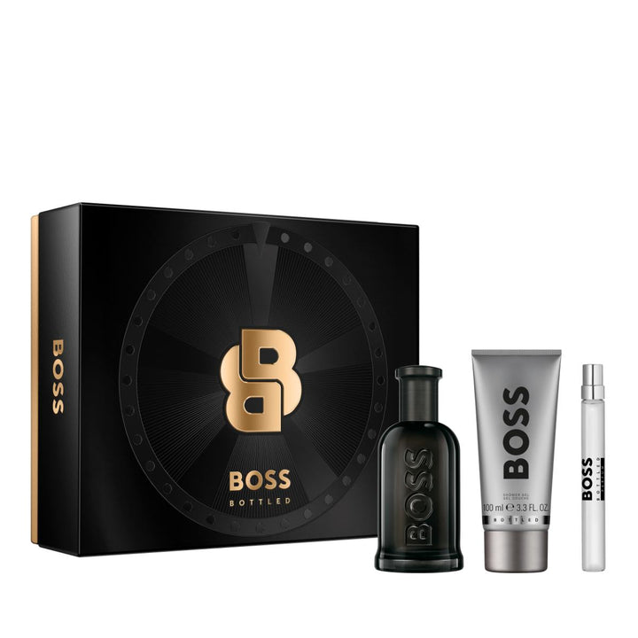 Bottled Parfum for Men and Shower Gel Trio Gift Set
