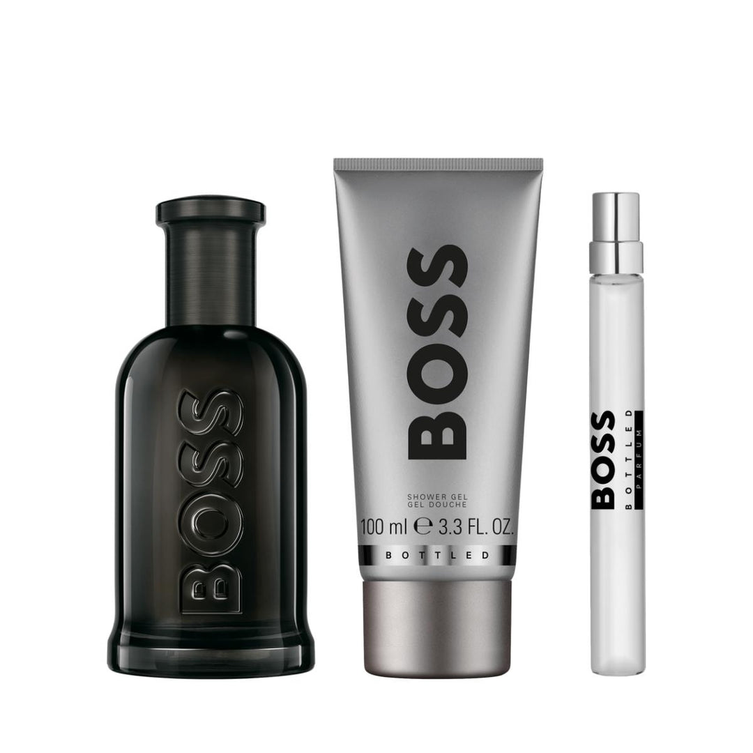 Bottled Parfum for Men and Shower Gel Trio Gift Set