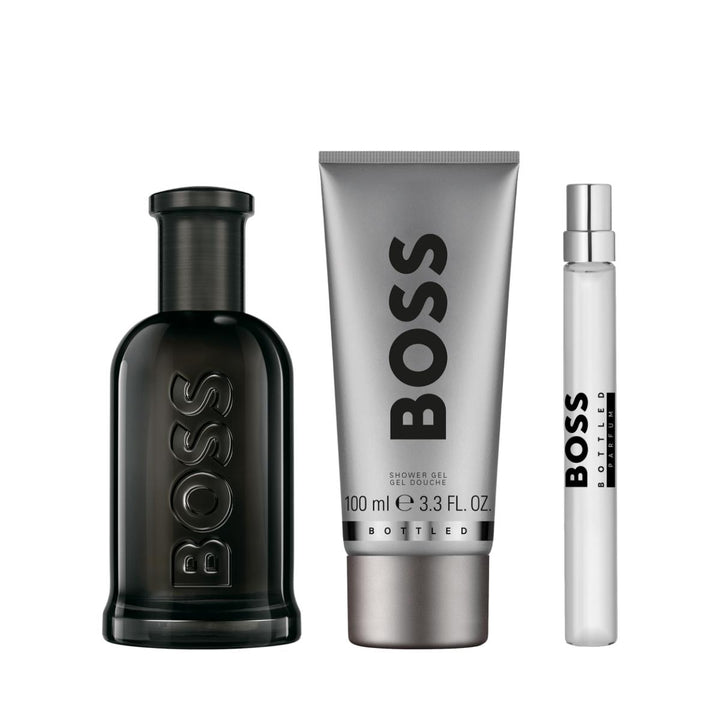 Bottled Parfum for Men and Shower Gel Trio Gift Set