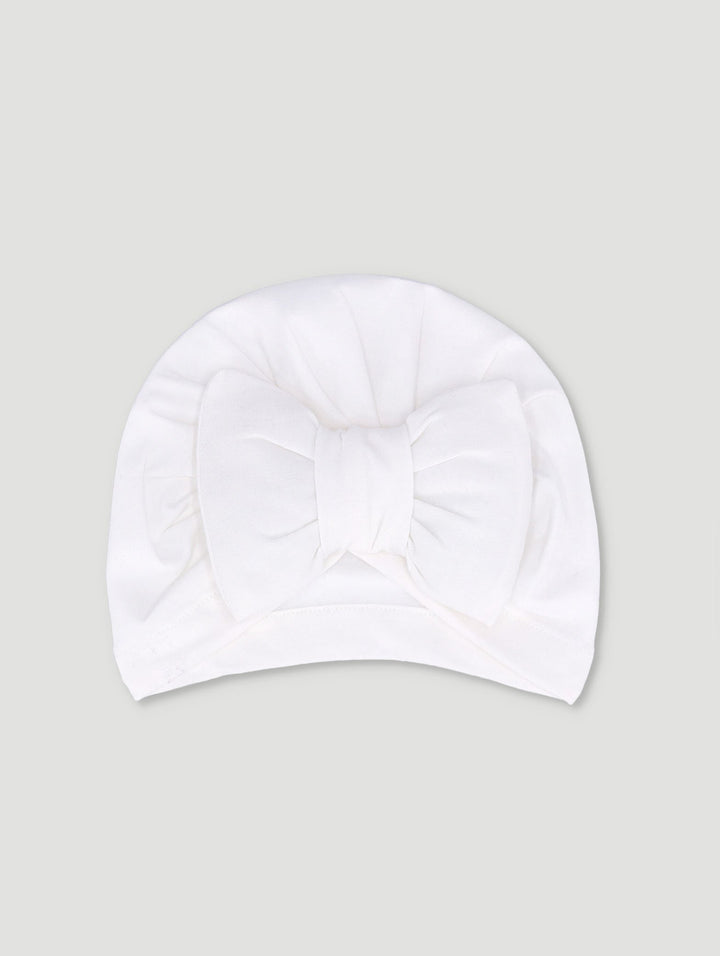 Baby Girls Turban - Cream