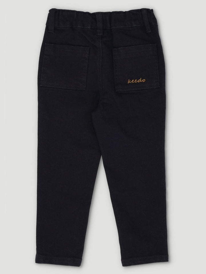 Keedo Girls Denim Skinny Jean - Black