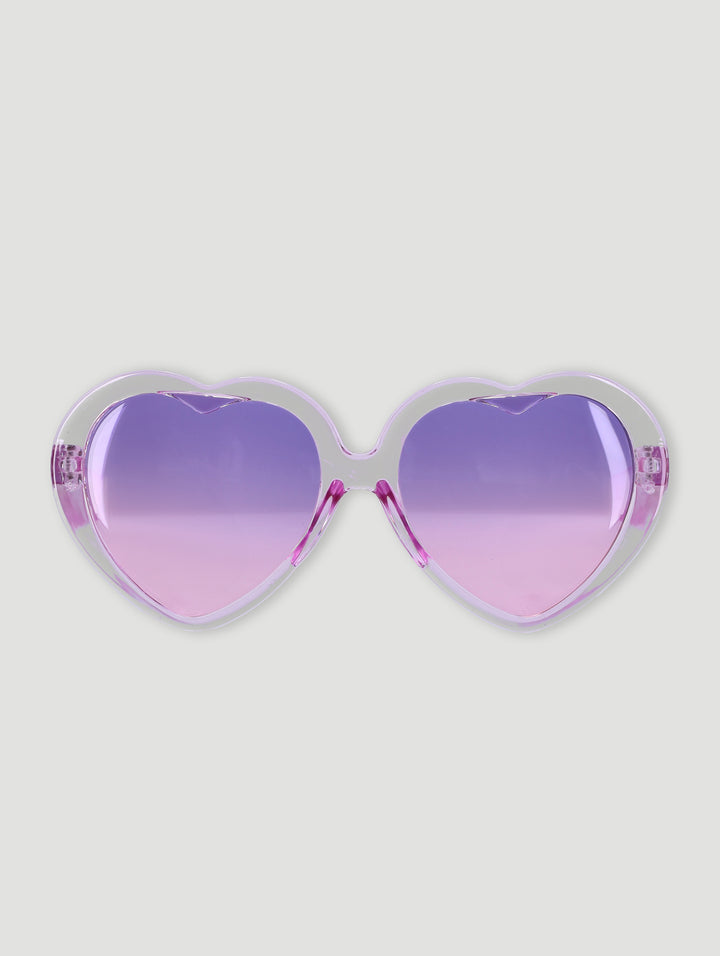 Pre-Girls Heart Shaped Glasses - Purple