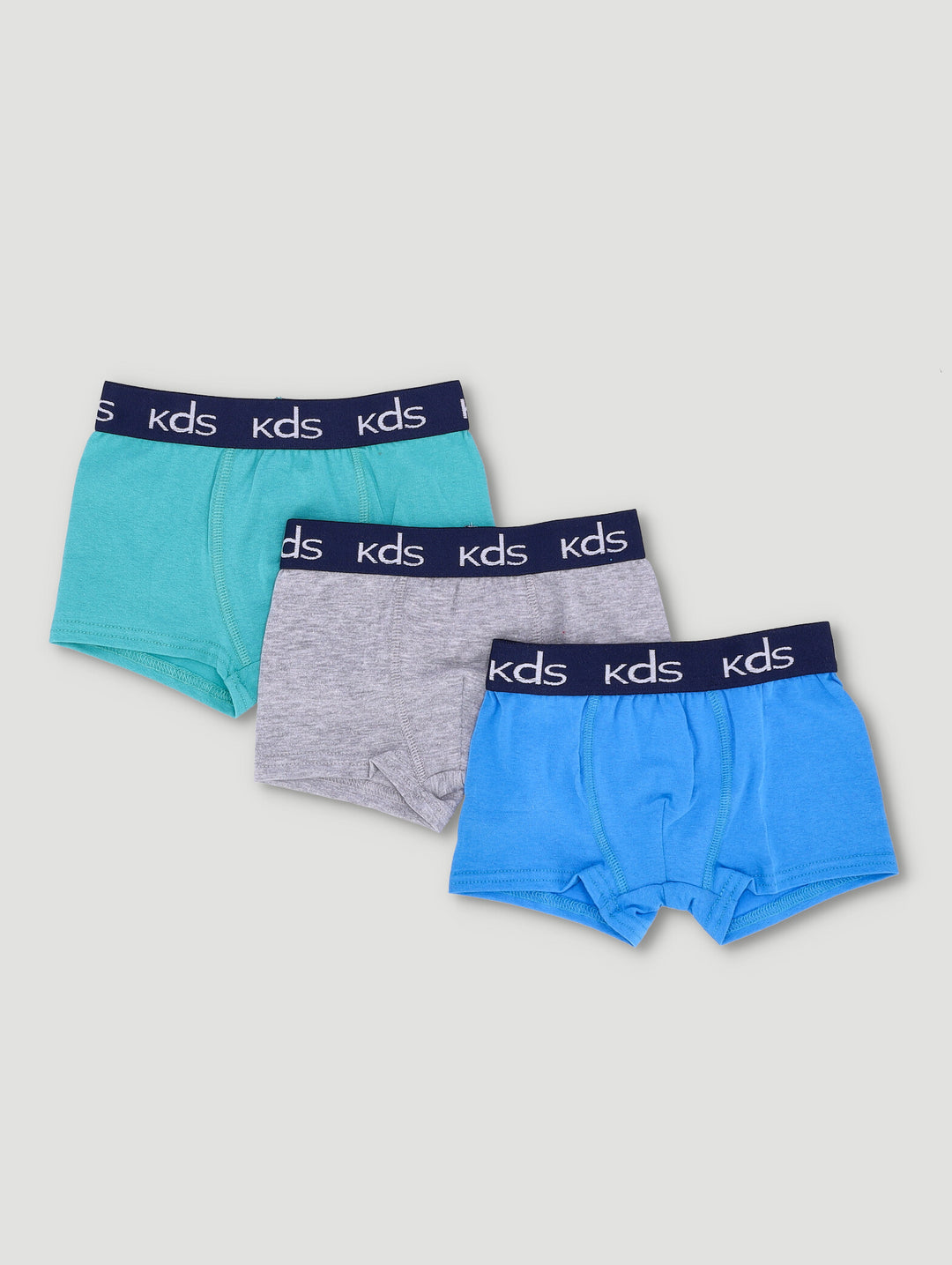 Pre-Boys 3 Pack Plain Boxers - Green