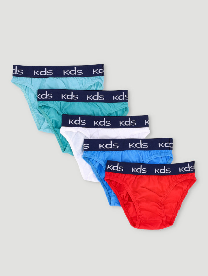 Pre-Boys 5 Pack Plain Brief