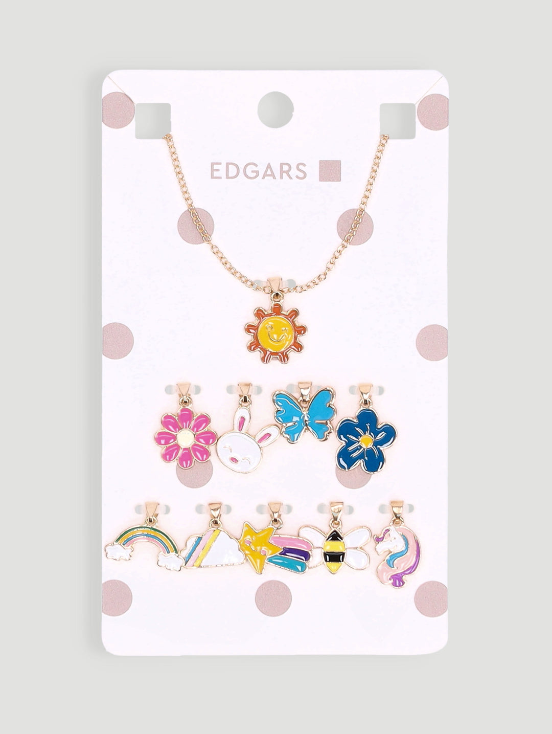 Pre-Girls 10 Pack Mixed Charms Jewellery Set - Gold