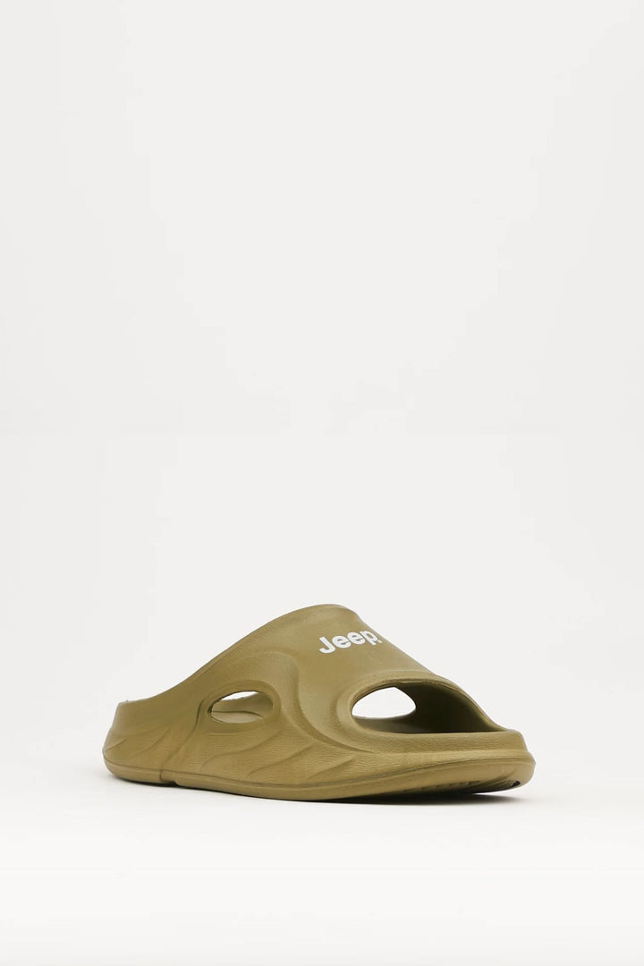 Renegade Molded Slip On Mules - Olive