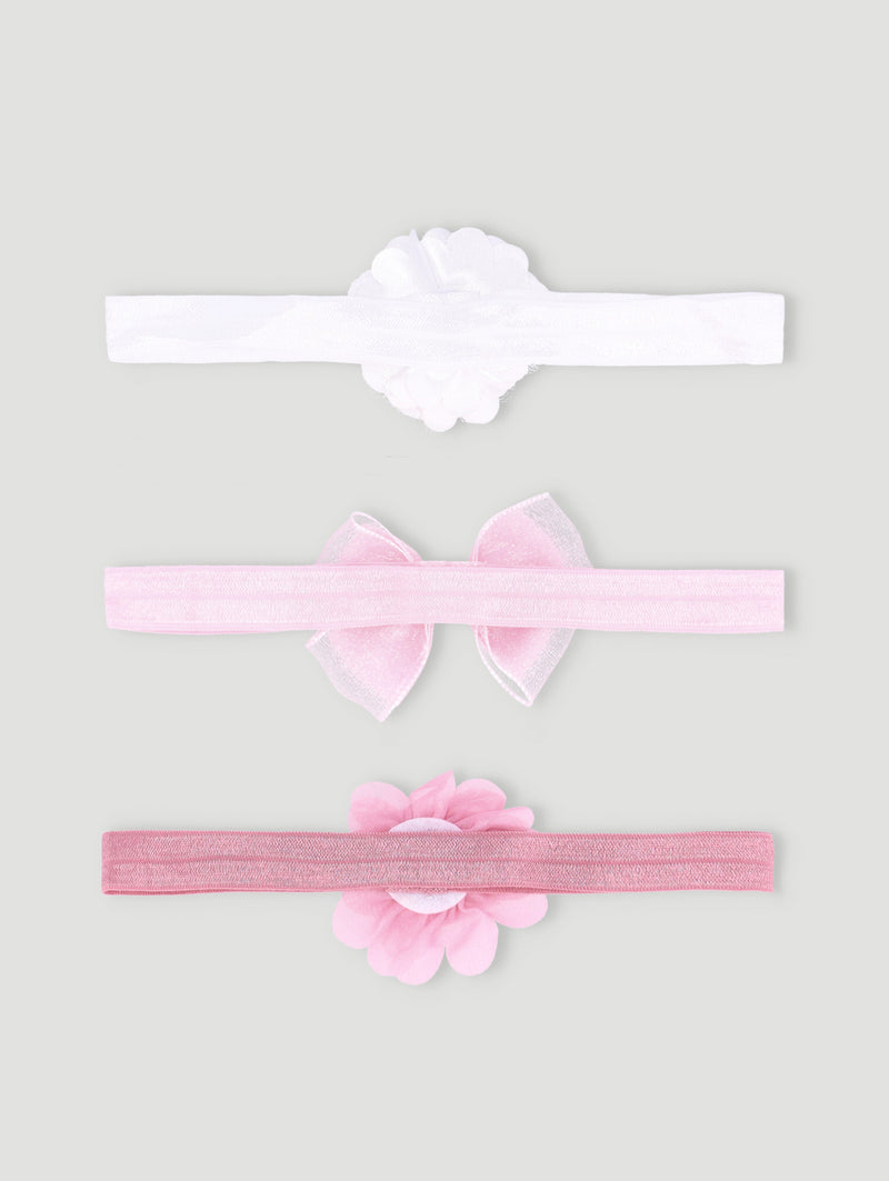 Girls Butterfly Headband Pack - White
