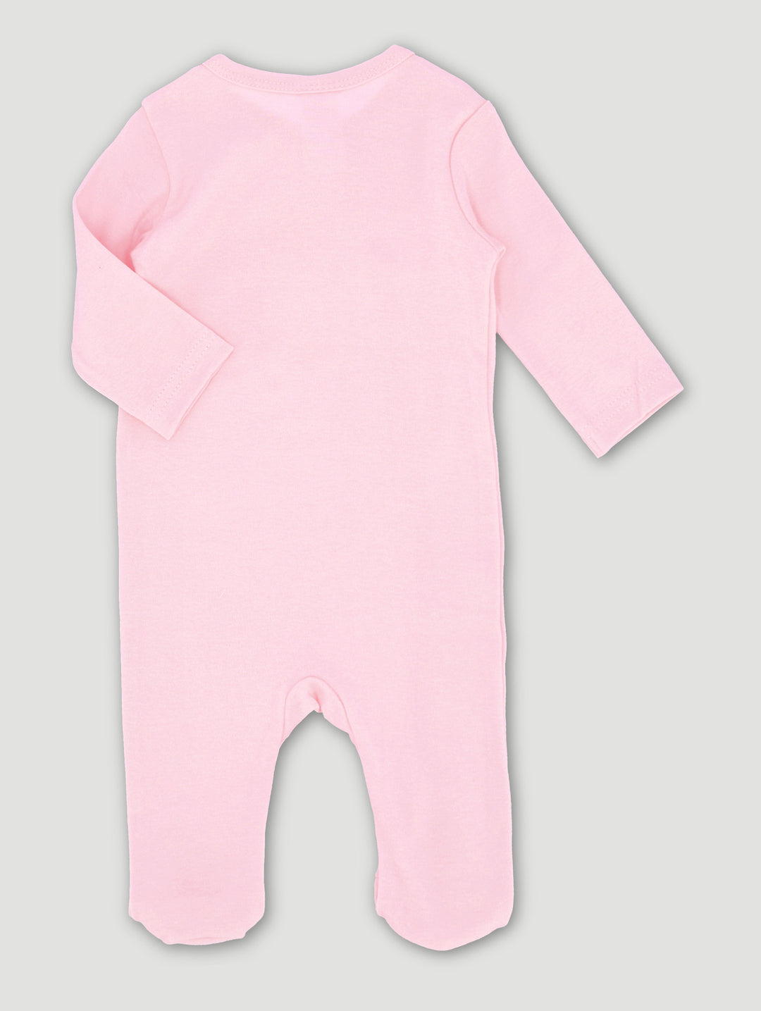 Rabbit Flowers Sleepsuit - Pink